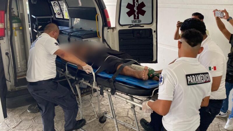 Atacan a hombre a balazos en fraccionamiento de Cancún