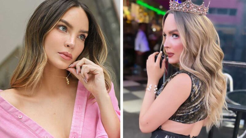 Belinda regala prendas lujosas a trans idéntica a ella