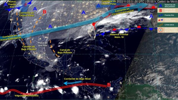 Pronóstico del clima para hoy miércoles 23 de septiembre en Quintana Roo.