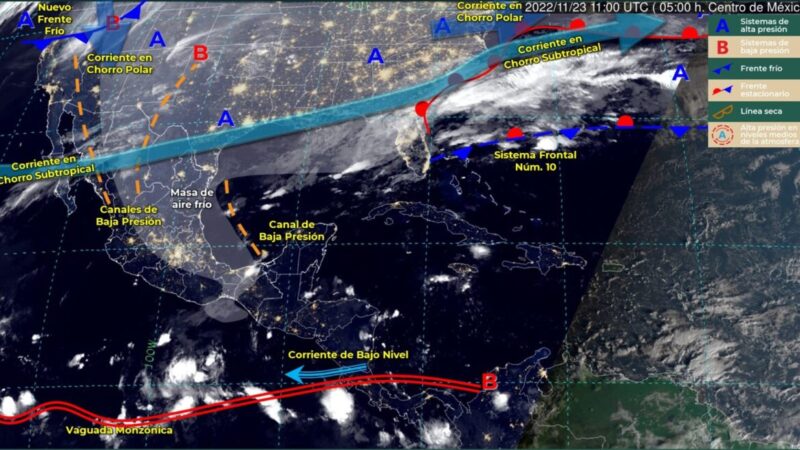 Pronóstico del clima para hoy miércoles 23 de septiembre en Quintana Roo.