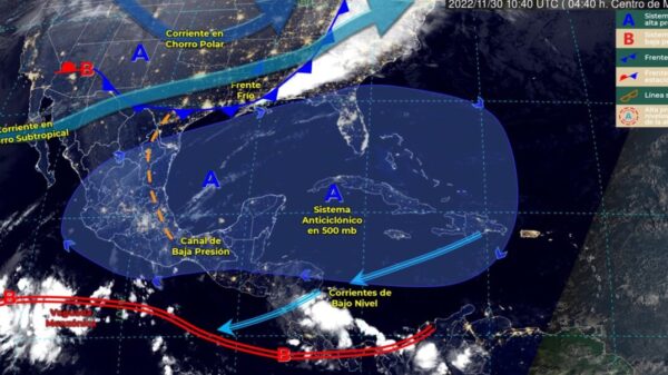 Pronóstico del clima para hoy miércoles 30 de noviembre en Quintana Roo.