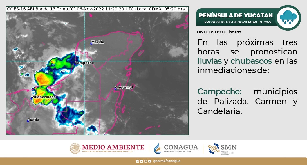 Pronóstico el clima para hoy domingo 6 de noviembre en Quintana Roo; cielo despejado y con temperaturas cálidas.