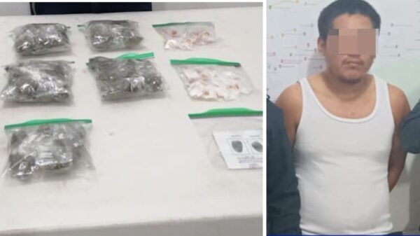 Detienen a narcomenudista en la zona de invasión de Tulum.