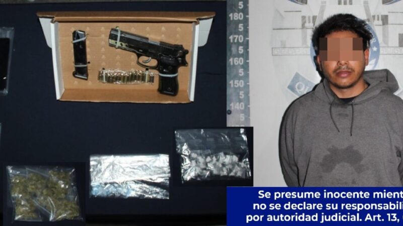 Detienen en Cancún a un sujeto armado