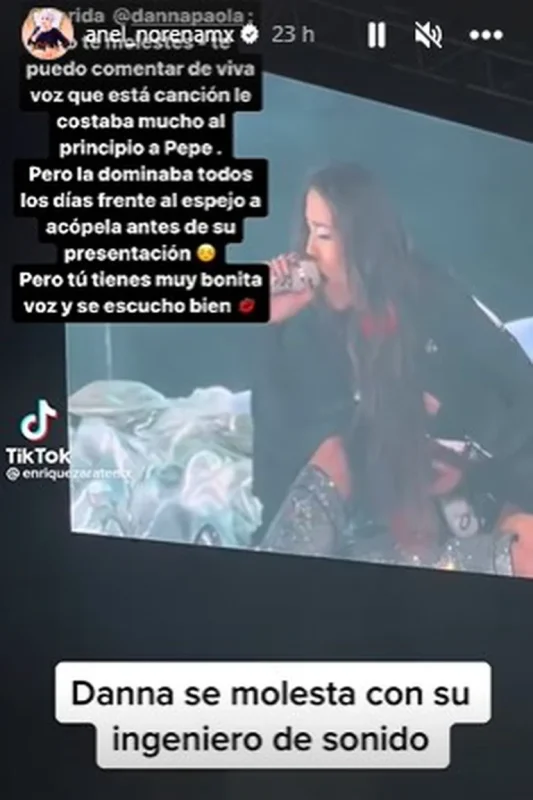 Esto dijo Anel Noreña a Danna Paola por desafinar en canción 'El triste' de José José