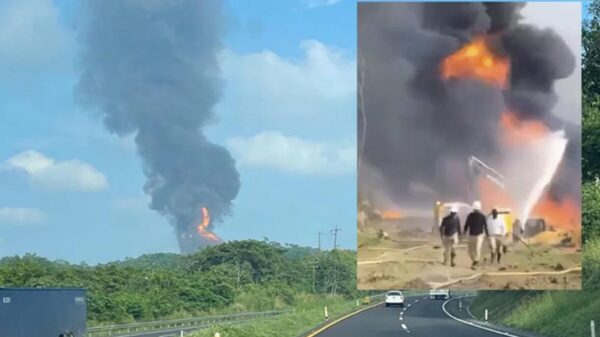 Explota ducto de Pemex en Veracruz, hay 19 lesionados