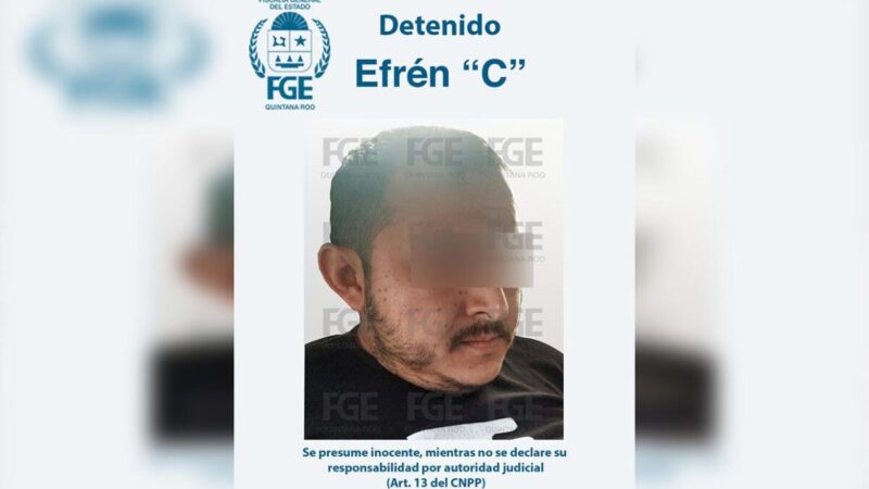 Cae en Mérida presunto feminicida de víctima en Cancún