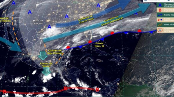 Pronóstico del clima para hoy martes 22 de noviembre en Quintana Roo.