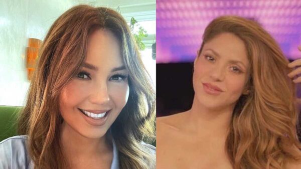 Thalía desmiente sobre su supuesto ataque a Shakira
