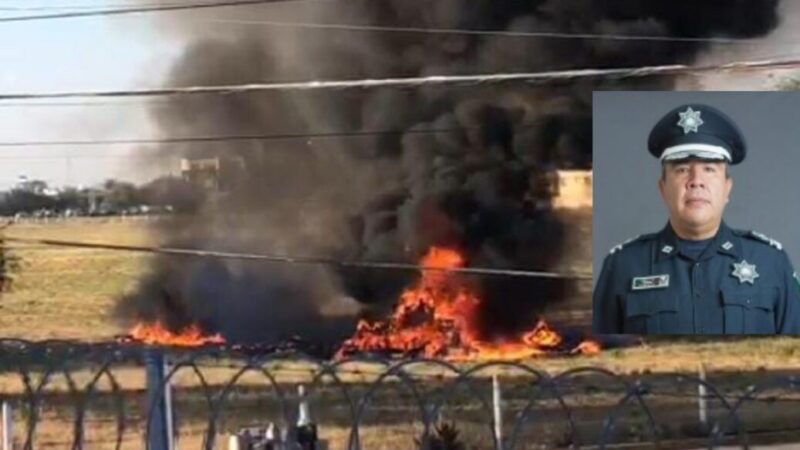 Afirman testigos que fue atentado contra helicóptero de la SSP Aguascalientes