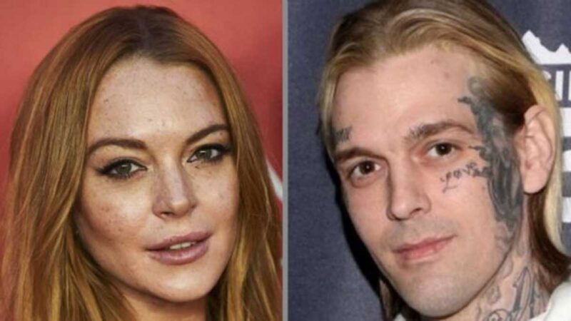 Lindsay Lohan lamenta el fallecimiento de su exnovio Aaron Carter