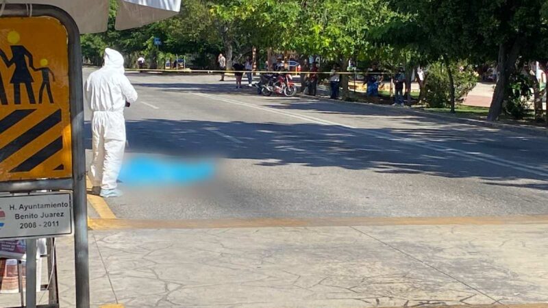 Mujer pierde la vida tras ser atropellada en la avenida Tulum.
