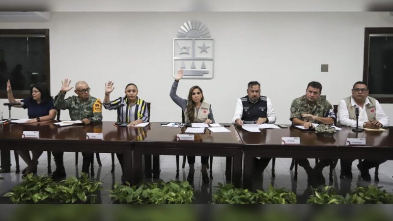 Encabeza Mara Lezama acciones preventivas ante tormenta tropical