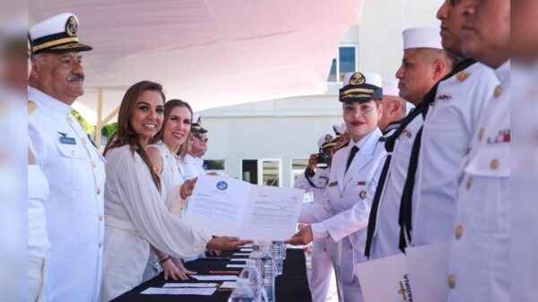 La Armada de México, pilar para trabajar en la construcción de la paz: Mara Lezama