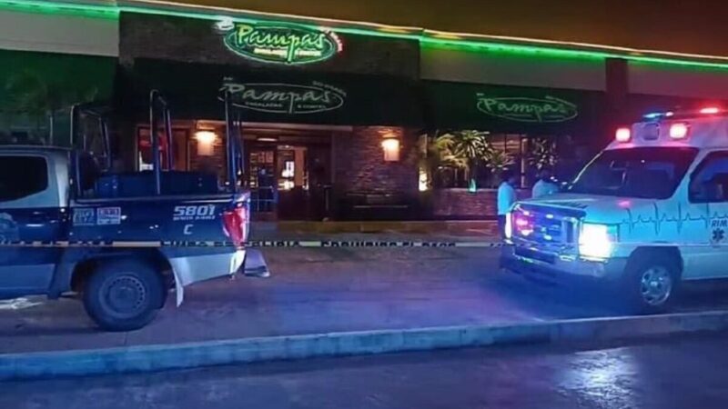 Restaurante Mr. Pampas de Cancún, se convierte en escenario de un crimen
