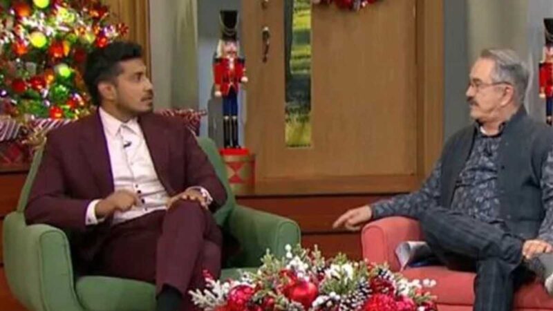 "Pronuncie bien": Pedro Sola regaña a Tenoch Huerta por su inglés