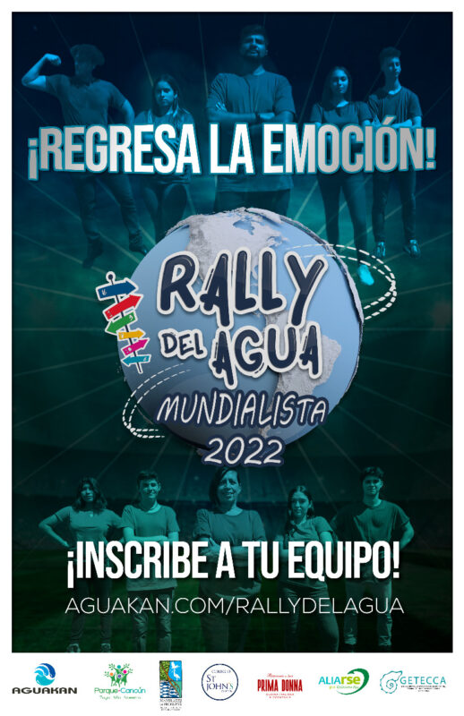 Anuncia Aguakan su 14° Rally del Agua en Parque Cancún con temática mundialista