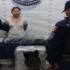 Cae una mujer con maleta con droga en terminal de autobuses de Playa del Carmen.