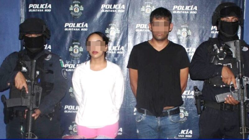 Detienen en Cancún a pareja de narcos venezolanos.