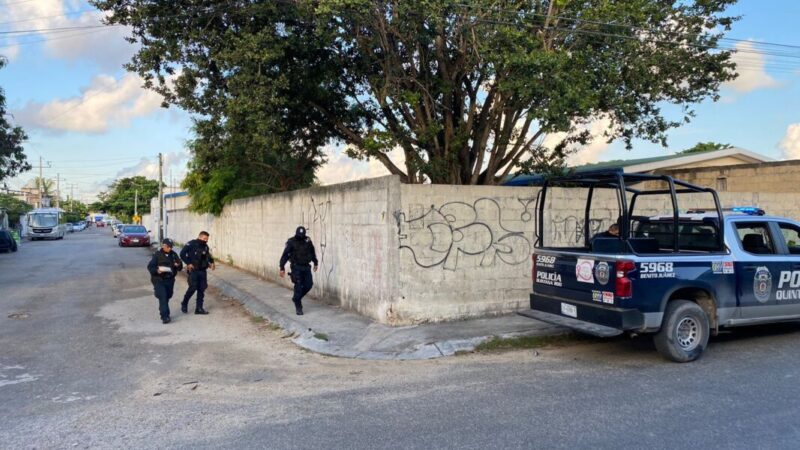 Dejan cuerpo descuartizado cerca de una primaria en la Región 237 de Cancún.