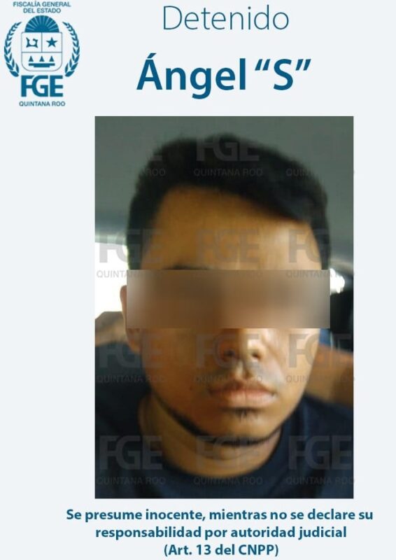 En Cancún aprehenden a sujeto por la desaparición de una mujer; Ángel “S” mantenía una relación de pareja con la víctima.