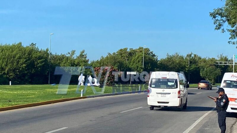 Hallan un estrangulado en la Zona Hotelera de Cancún.