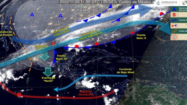 Pronóstico del clima para hoy domingo 20 de noviembre en Quintana Roo.