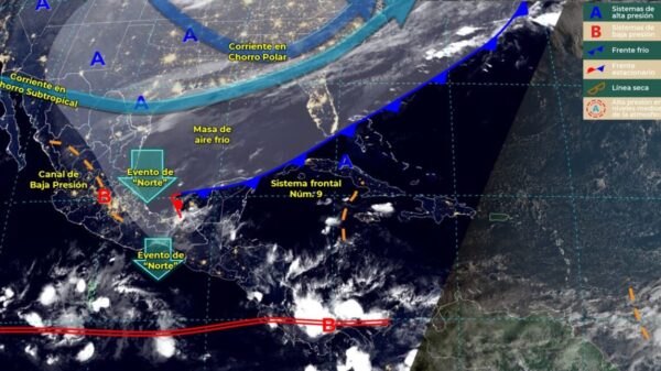 Pronóstico del clima para hoy jueves 17 de noviembre en Quintana Roo.