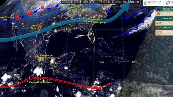 Pronóstico del clima para hoy martes 29 de noviembre en Quintana Roo.