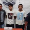 Detienen a trío de narcomenudista en Villa Maya Riviera.