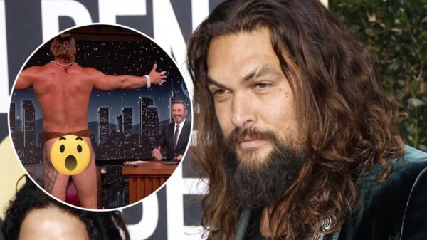 ¡Las vuelve a mostrar! Jason Momoa se quita ropa durante programa en vivo