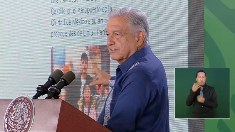 Crisis en Perú, producto del golpe del conservadurismo: AMLO