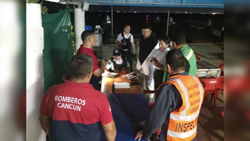 Choque de embarcaciones en laguna de Cancún deja varios lesionados