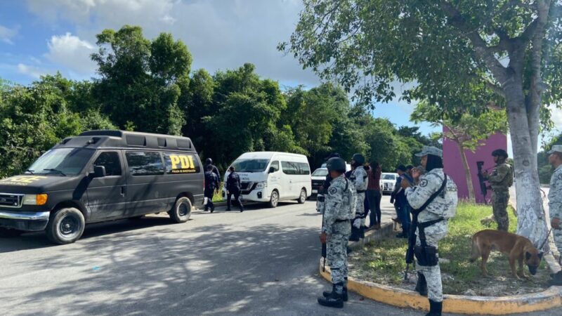 Realizan operativo de búsqueda en Arco Vial