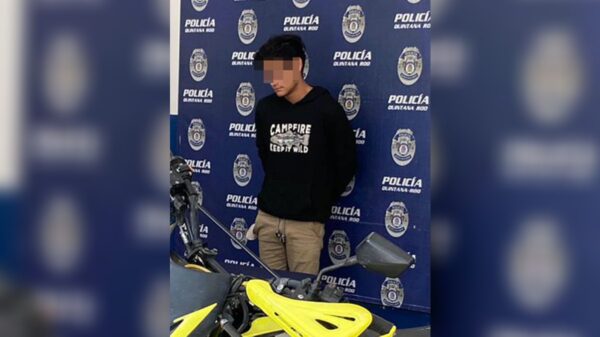 Detienen con droga a un sujeto en la colonia Caribe de Chetumal.