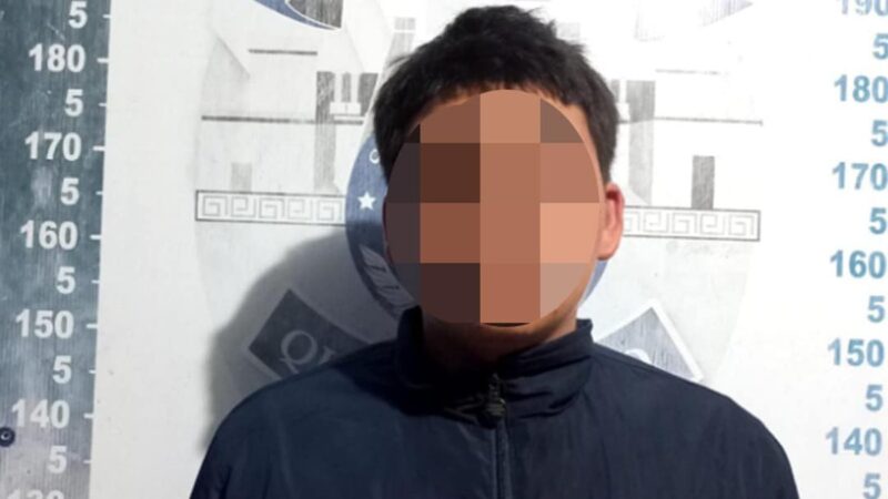 Detienen por robo a un menor en el fraccionamiento Tierra Maya.