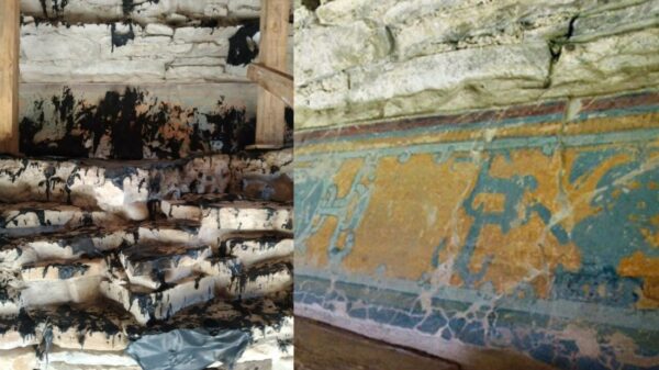 Queman murales de El Tajín, en Veracruz