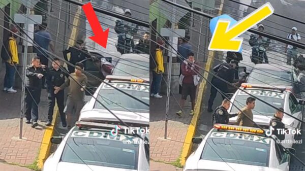 Sujeto protagoniza "mágico" escape de policías en CDMX