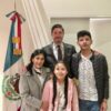 Llega familia de Pedro Castillo y embajador mexicano en Perú