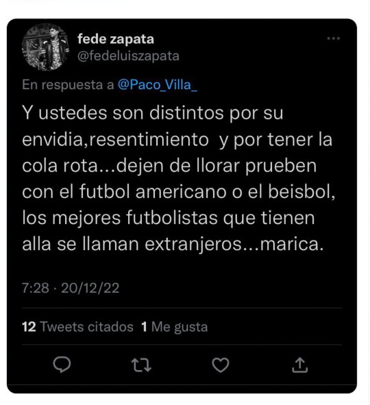 Federico Zapata es expulsado de Los Caligaris por insultar a los mexicanos