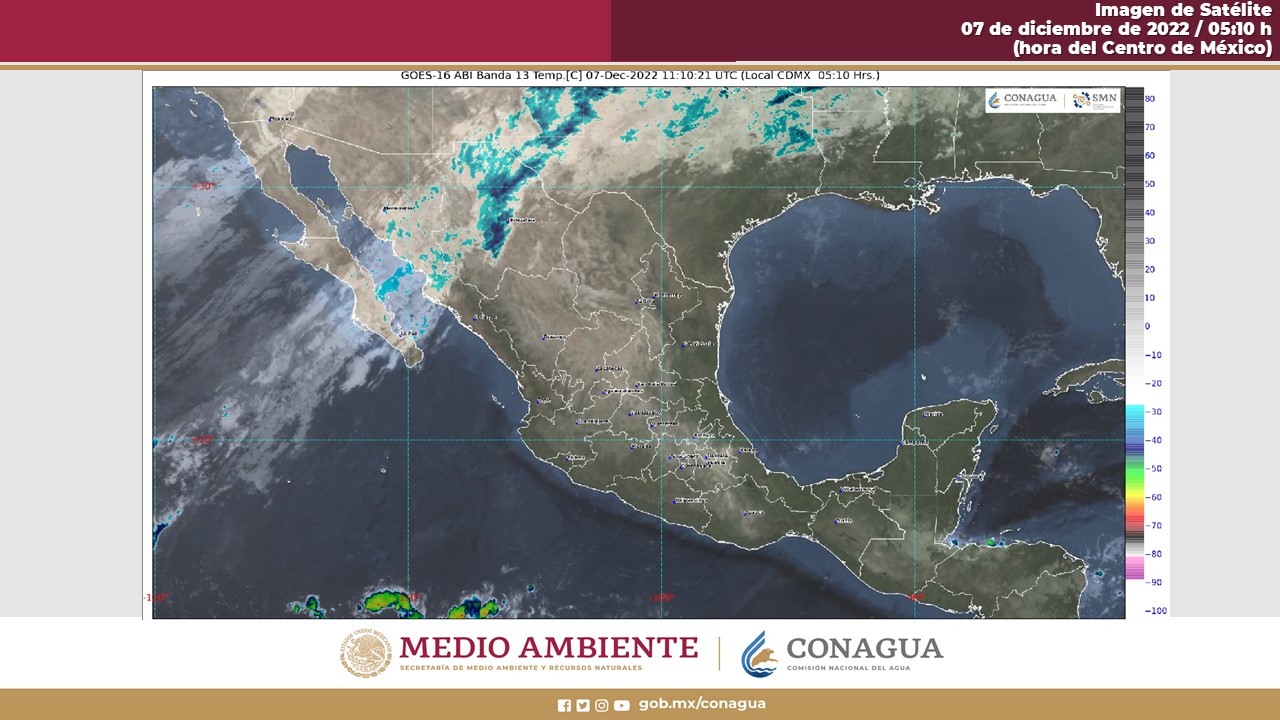 Pronóstico del clima para hoy miércoles 7 de diciembre en Quintana Roo; cielo despejado por la mañana y medio nublado por la tarde.