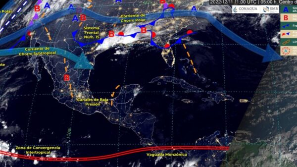 Pronóstico del clima para hoy domingo 11 de diciembre en Quintana Roo.