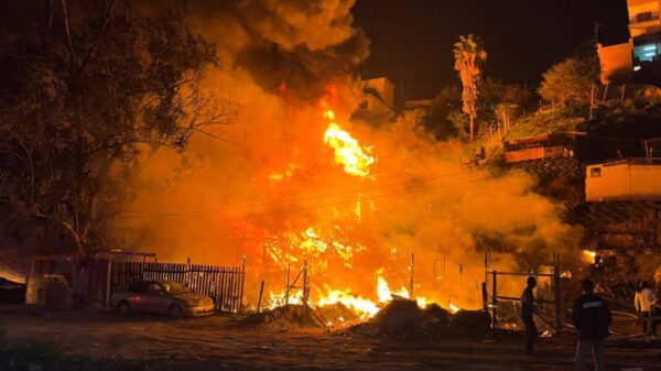 Se convirtió en un infierno la Nochebuena en Tijuana (VIDEO).