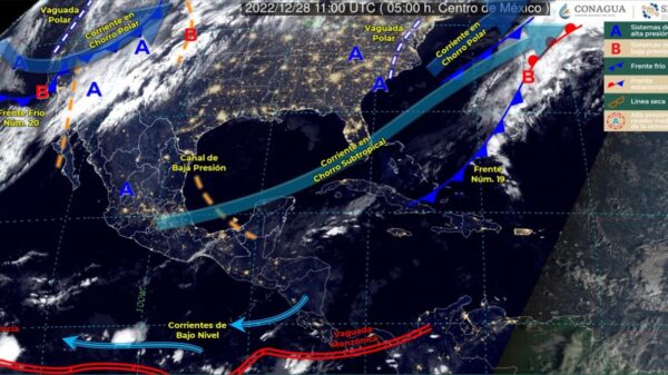 Pronóstico del clima para hoy miércoles 28 de diciembre en Quintana Roo.