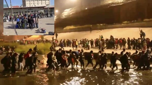 Miles de migrantes invaden a Texas y desbordan albergues