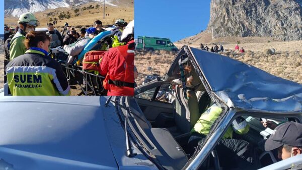 15 heridos deja volcadura de camioneta en Nevado de Toluca