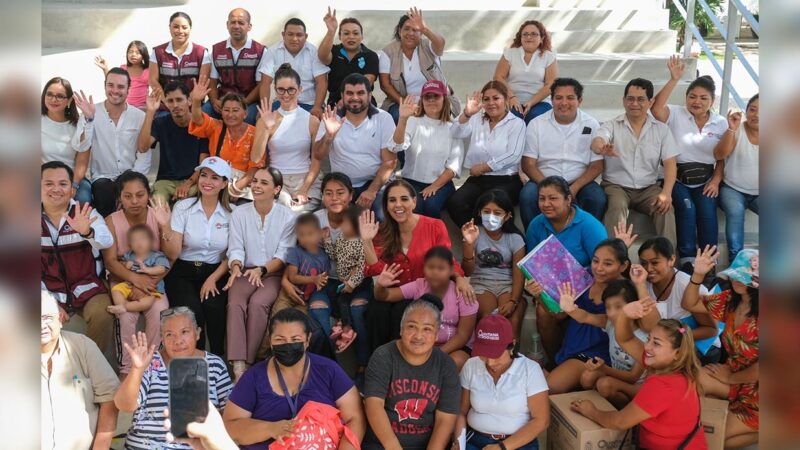 Supervisa Mara Lezama la entrega directa de 55 mil apoyos alimentarios