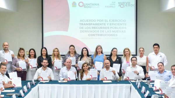 Empresarios firman con Mara Lezama acuerdo solidario para saldar deuda económica y social de Quintana Roo