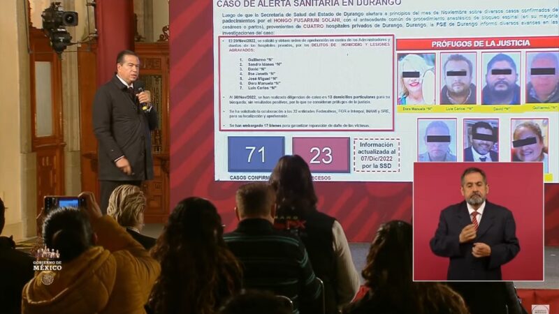 Buscan a responsables de hospitales en Durango por casos de meningitis