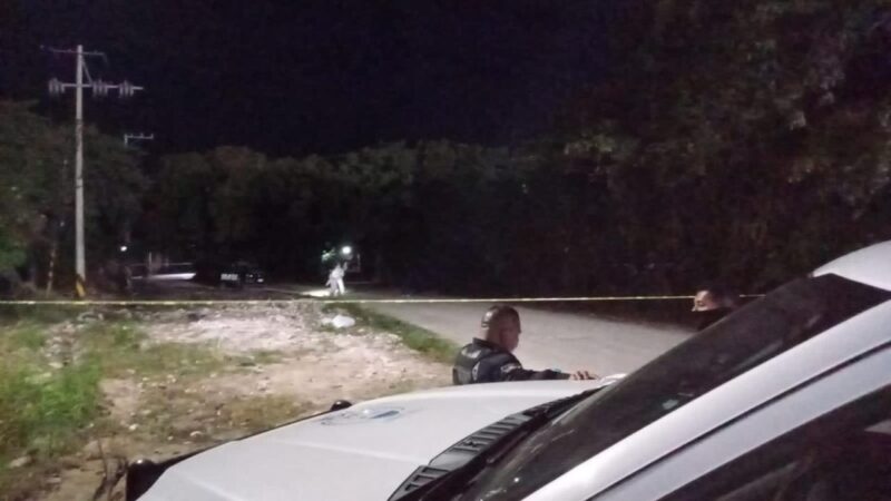 Localizan en Cancún el cuerpo de una persona sin vida y “ensabanado”
